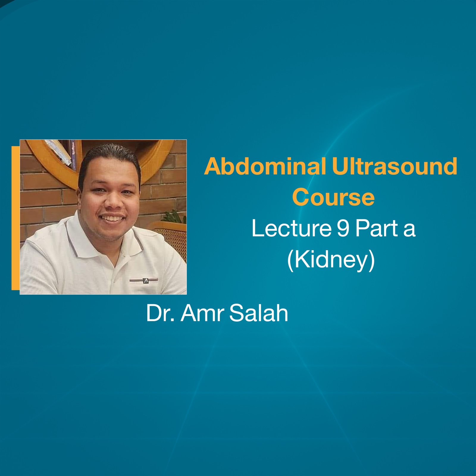 Abdominal Ultrasound Course (Lecture 9 Part a) (Kidney)